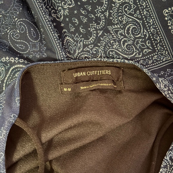 Urban Outfitters Blue Paisley Mini Dress - Picture 3 of 3